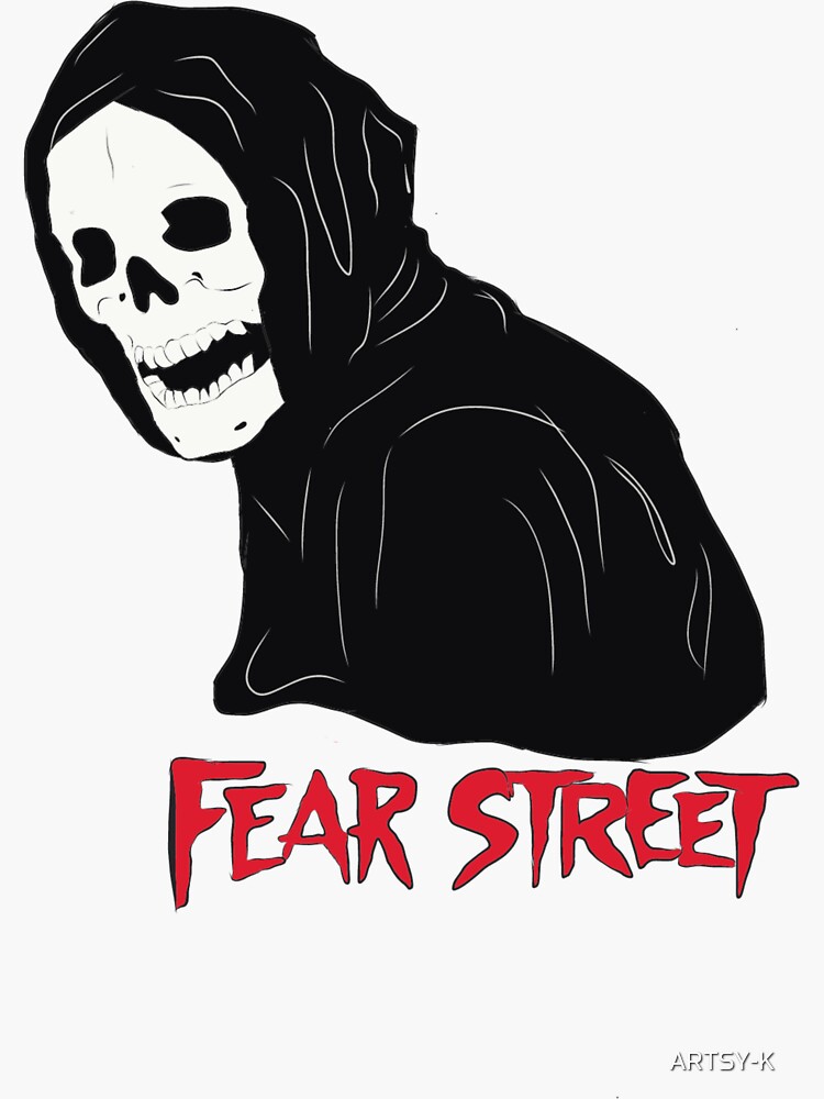 Fear Street Skull Face Sticker For Sale By Artsy K Redbubble 6979