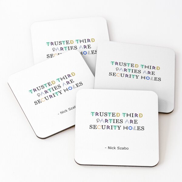 Item preview, Trusted Third Parties are Security Holes designed and sold by Anthony Joseph Latorre.