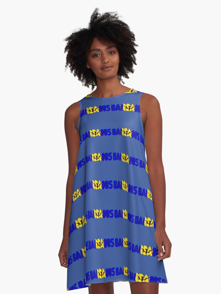 a line dress with t shirt