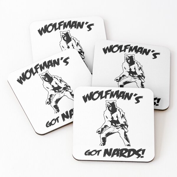 Item preview, 586 Wolfman's got Nards funny monster 80s movie scary horror wolf 5 designed and sold by EntengArt.