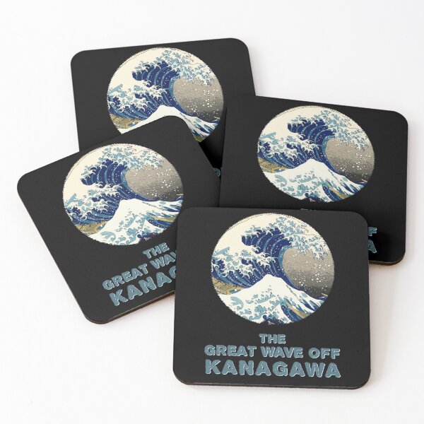 Item preview, ✪ The Great Wave Off Kanagawa ✪ Vintage Watercolor Fan Art Hokusai Japanese Masterpiece designed and sold by Naumovski.