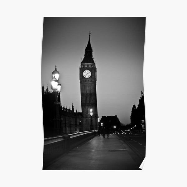 "Big Ben B/W" Poster By AdaMcGrath | Redbubble