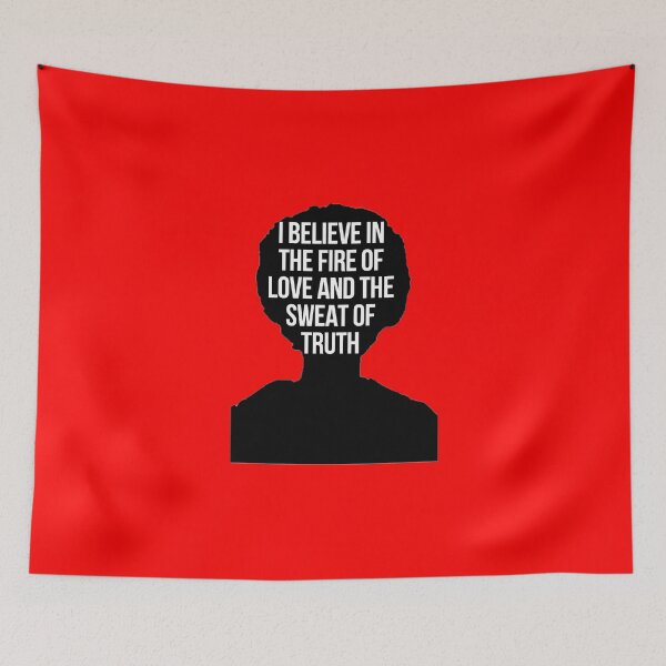 Item preview, Assata Shakur Quote: "Fire Of Love"  designed and sold by RevolutionInPaint.