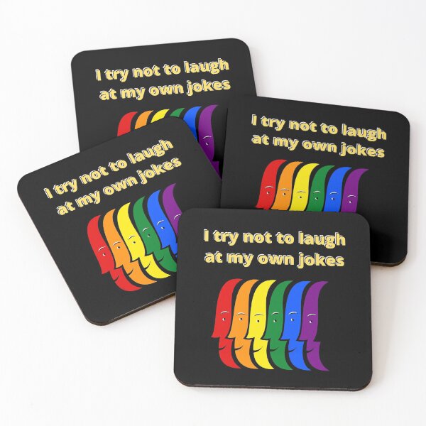 Item preview, I try not to laugh at my own jokes designed and sold by Tulips2.