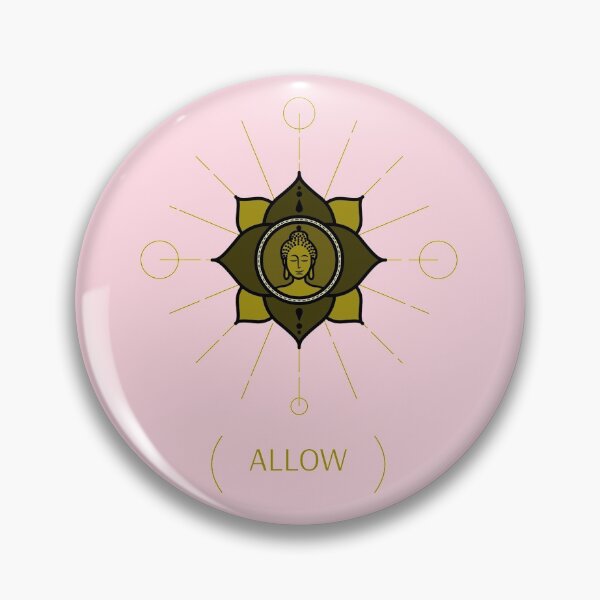 Item preview, Allow mandala zen quote spiritual gifts designed and sold by KiriBrero.