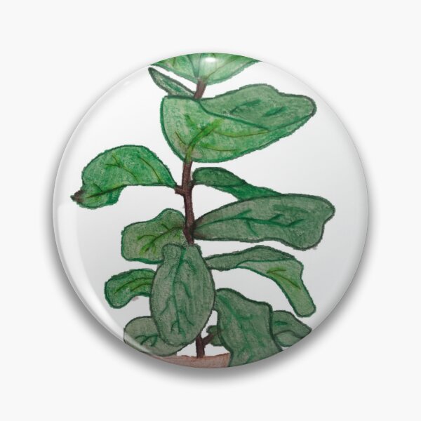 Item preview, Water Color Fiddle Head Fig designed and sold by StephMakesStuff.
