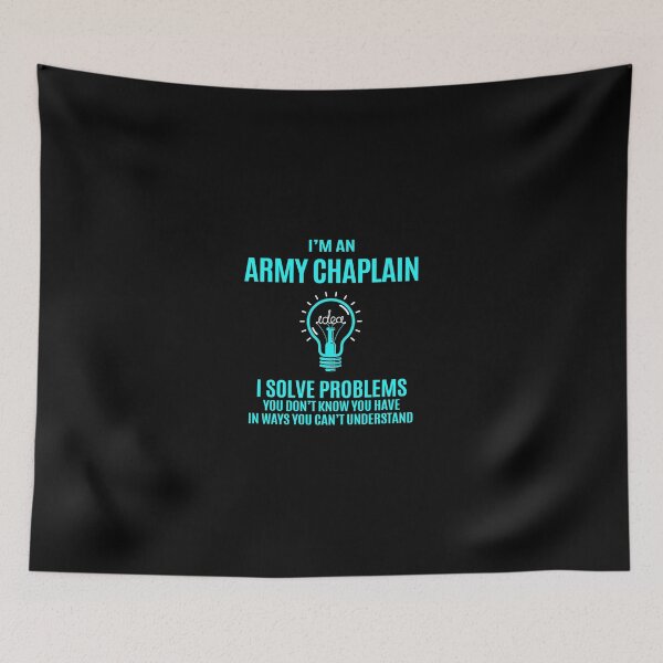 Item preview, Army Chaplain T Shirt - I Solve Problems Gift Item Tee designed and sold by eaneyjulie.