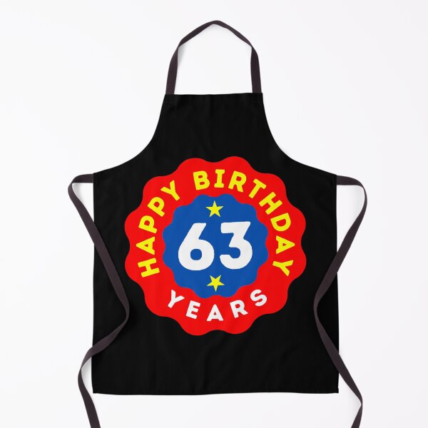 Item preview, 63 years - Happy birthday in trendy usa style designed and sold by Etpramouss.