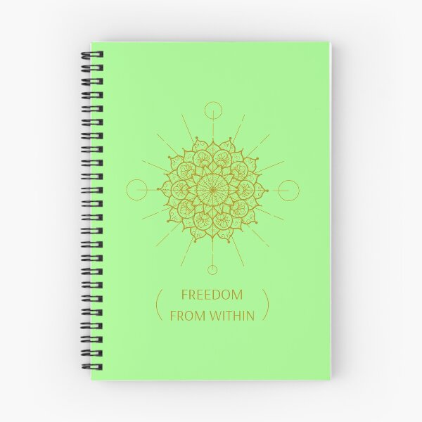 Item preview, Freedom From Within mandala zen quote spiritual gifts designed and sold by KiriBrero.
