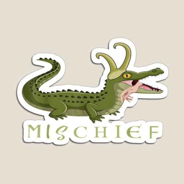 Aperçu de l'œuvre Alligator Loki gator Croki Crocodile Dieu créée et vendue par Rationalitees.