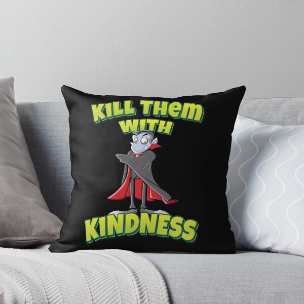 Item preview, Kill Them With Kindness Vampire Cartoon designed and sold by FiveNiches.