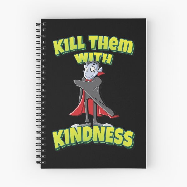 Item preview, Kill Them With Kindness Vampire Cartoon designed and sold by FiveNiches.