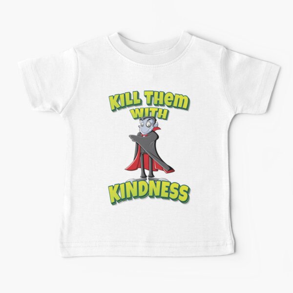 Item preview, Kill Them With Kindness Vampire Cartoon designed and sold by FiveNiches.