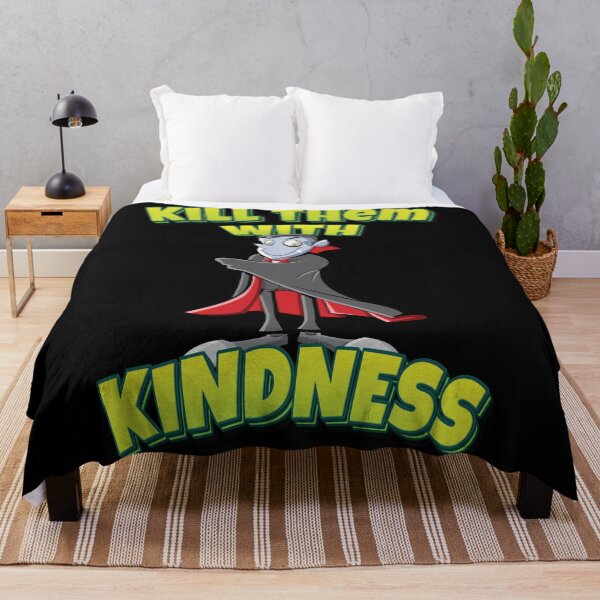Item preview, Kill Them With Kindness Vampire Cartoon designed and sold by FiveNiches.