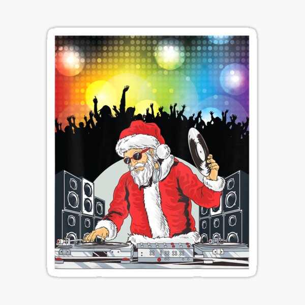 Dj Santa Christmas Night Hip Hop Music Party Edm Dj Mixer