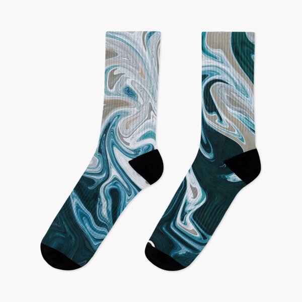 Item preview, Blue Palette Abstract Painting Color Study Series A - 6 designed and sold by ZekeArtPrints.