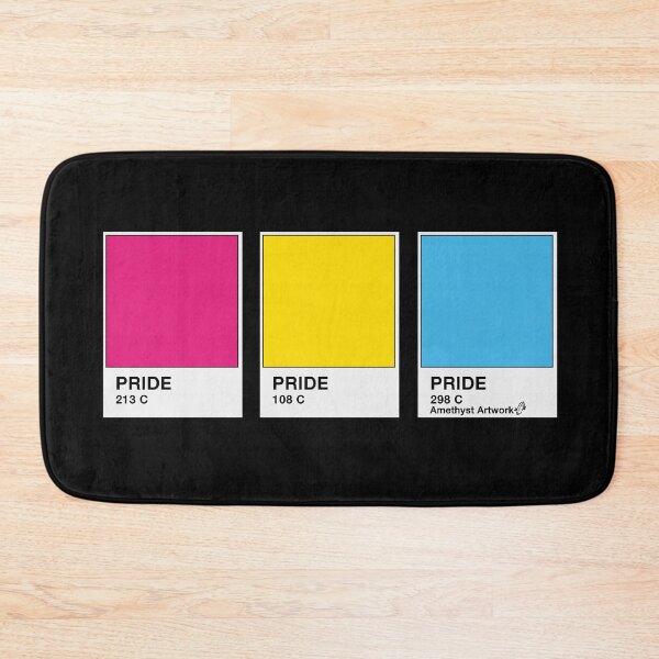 Item preview, Pansexual Pride Paint Chip Card designed and sold by AmethystArtwork.