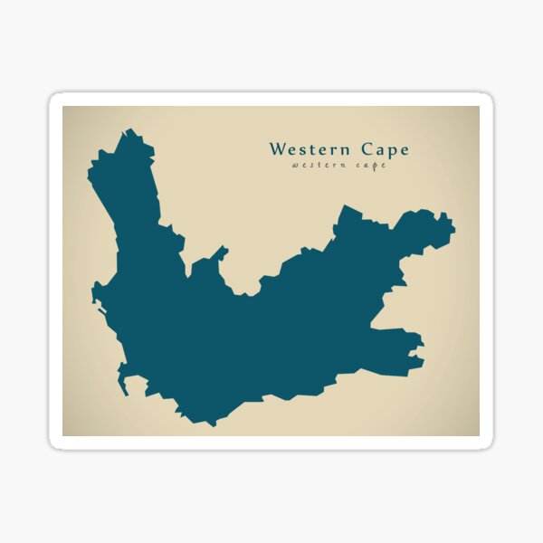 Western Cape Map of South Africa