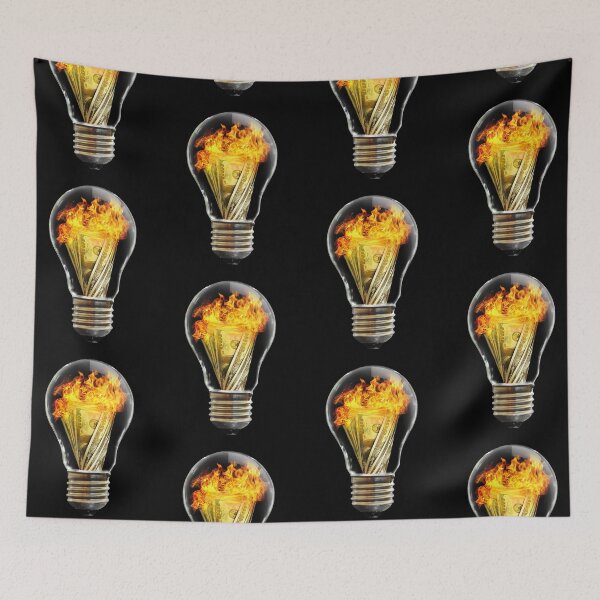 Item preview, Money burning in bulb designed and sold by Magdalineshop.