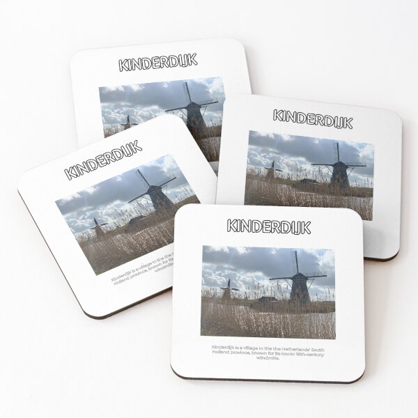Item preview, 'Kinderdijk' Windmills designed and sold by BullishGraphics.