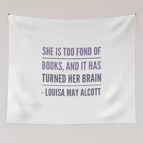Item preview, She Is Too Fond Of Books designed and sold by Artistive.
