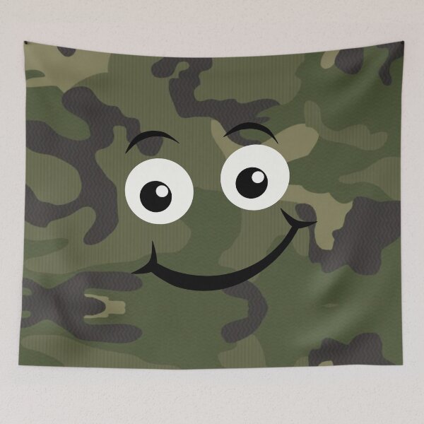 Artikelvorschau, Emoji Grüne Tarnung entworfen und verkauft von Aurealis Creatief.
