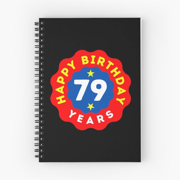 Item preview, 79 years - Happy birthday in trendy usa style designed and sold by Etpramouss.