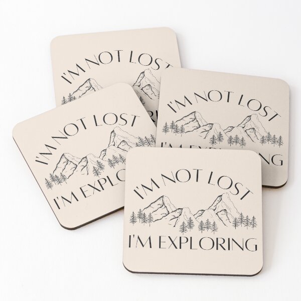 Item preview, I'm Not Lost I'm Exploring Adventure designed and sold by Krysanthe.