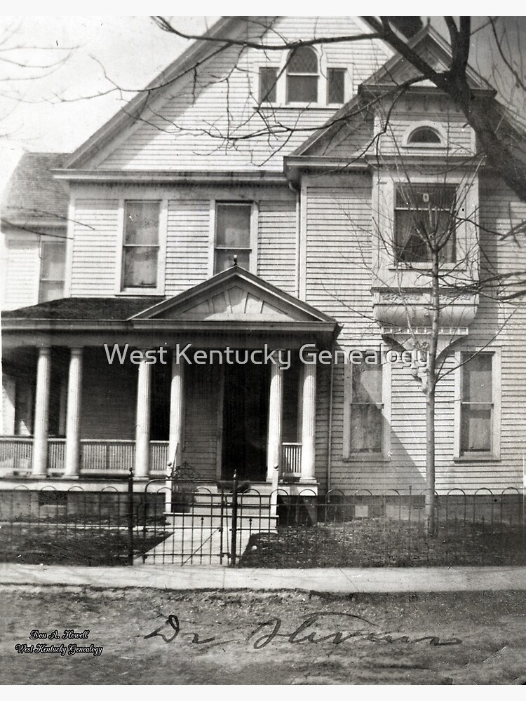 "Dr. Steven's House, Mayfield, Graves County, Kentucky" Poster by