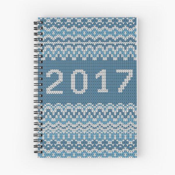 Item preview, Christmas seamless knitting pattern. New year 2017. Blue background. designed and sold by illucesco.