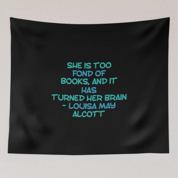 Item preview, She Is Too Fond Of Books designed and sold by Artistive.