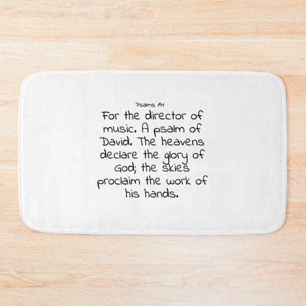 Item preview, Bible verse: Psalms 19:1 designed and sold by john-3-16.