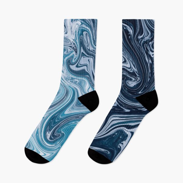 Item preview, Blue Palette Abstract Painting Color Study Series A - 9 designed and sold by ZekeArtPrints.