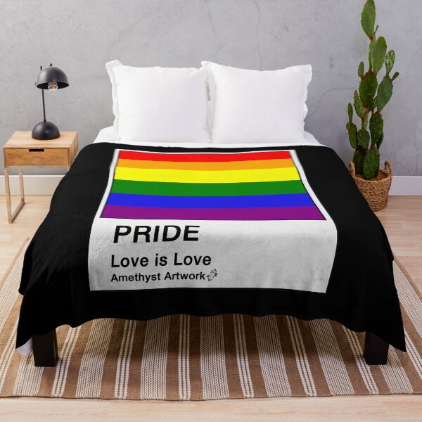 Item preview, Gay Pride Flag Paint Chip Card designed and sold by AmethystArtwork.
