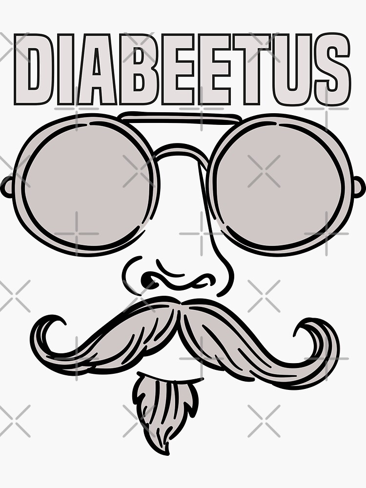 Pegatina «Diabetes Diabeetus Funny - Diabeetus cat meme - diabeetus ...