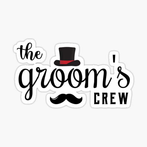 Grooms Glass Decal Stickers Stag Wedding Groom Best Man 
