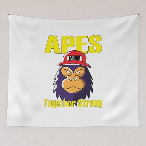Item preview, Apes moon Together Strong designed and sold by MoohAs.