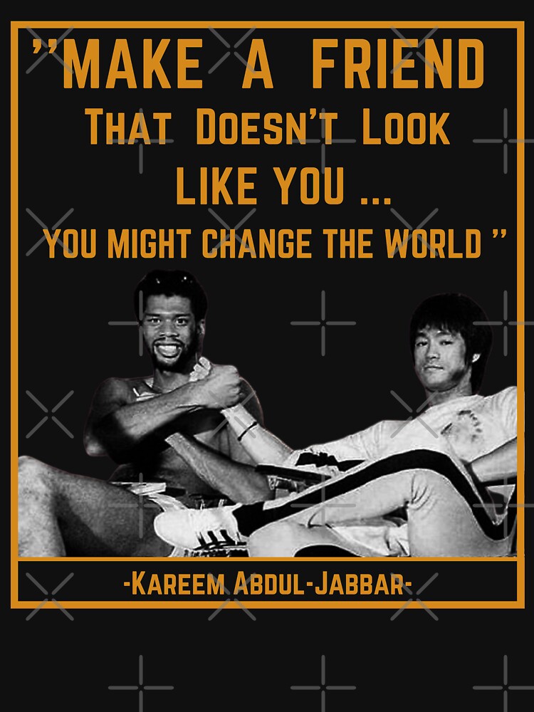 Cheap NBA Star Kareem Abdul Jabbar Wear Kareem Vs Bruce T Shirt - Allsoymade