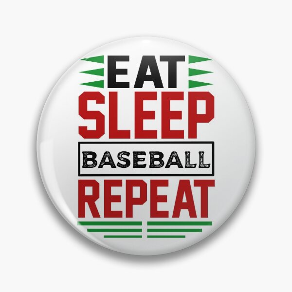 Item preview, Eat. Sleep. Baseball. Repeat. (Light) designed and sold by the-krisney-way.