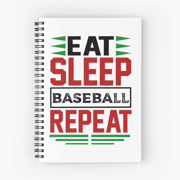 Item preview, Eat. Sleep. Baseball. Repeat. (Light) designed and sold by the-krisney-way.