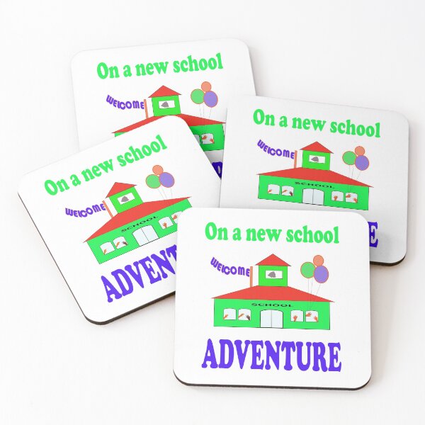 Item preview, back to school new school adventure designed and sold by CottagePop.