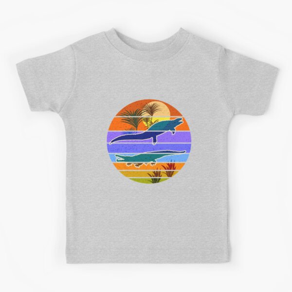 Deinosuchus Dinosaurs In The Water Kids T-Shirt