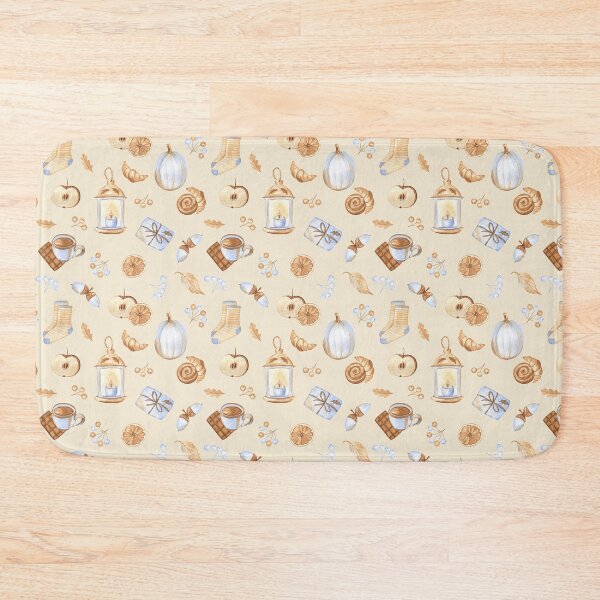 Item preview, Cozy Autumn pattern (on beige) designed and sold by Flowersforbear.