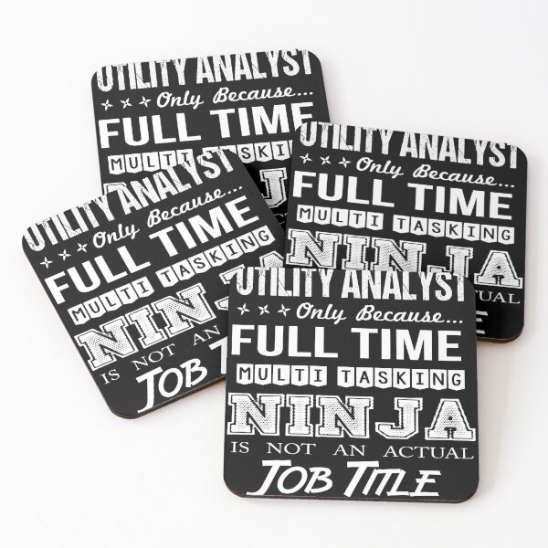 Item preview, Utility Analyst T Shirt - Multitasking Ninja Job Gift Item Tee designed and sold by isachsenan.