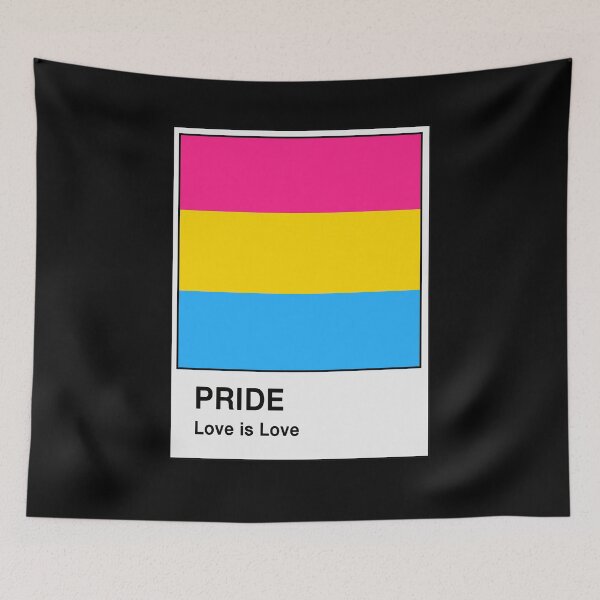 Item preview, Pansexual Pride Flag Paint Chip Card  designed and sold by AmethystArtwork.