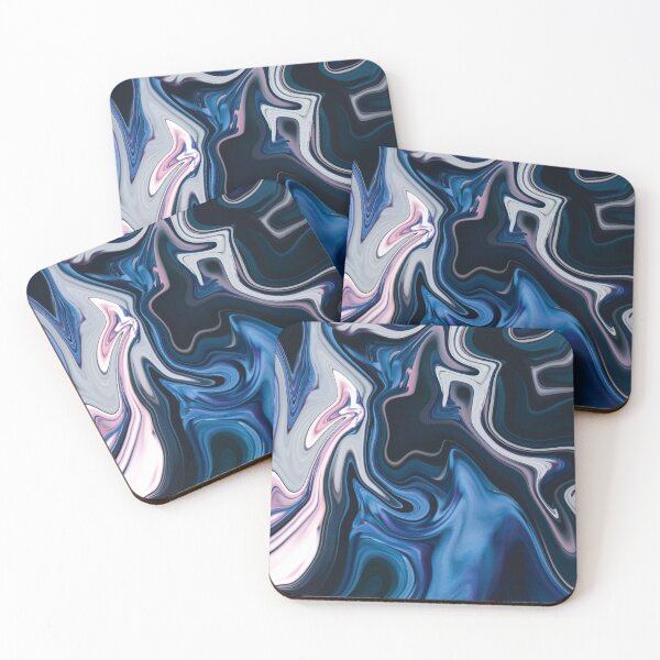 Item preview, Blue Palette Abstract Painting Color Study Series A - 13 designed and sold by ZekeArtPrints.