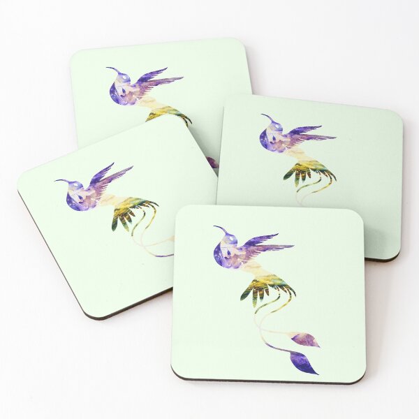 Item preview, Magic fairy light dust abstract hummingbird designed and sold by TitaCris.