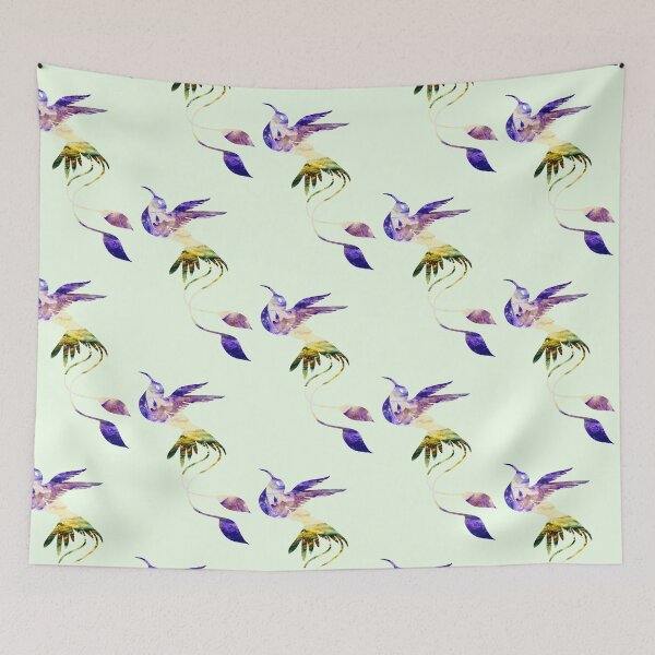 Item preview, Magic fairy light dust abstract hummingbird designed and sold by TitaCris.