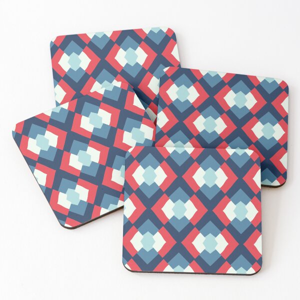 Item preview, Americana USA Geometric Series in Red, White and Blue Patriotic Patterns designed and sold by cozycaroline.
