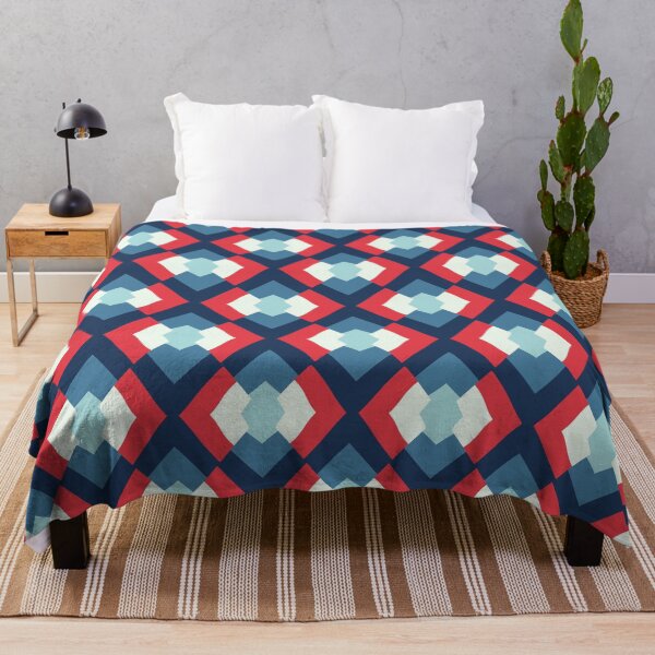 Item preview, Americana USA Geometric Series in Red, White and Blue Patriotic Patterns designed and sold by cozycaroline.